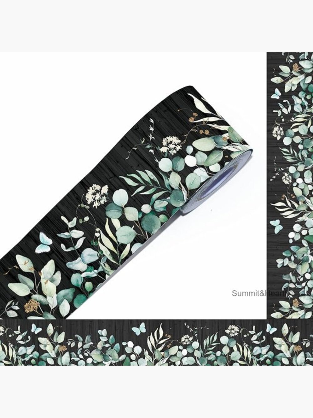 60ft Bulletin Board Border Trim, 3in Wide Rustic Paper Decor for Classroom
